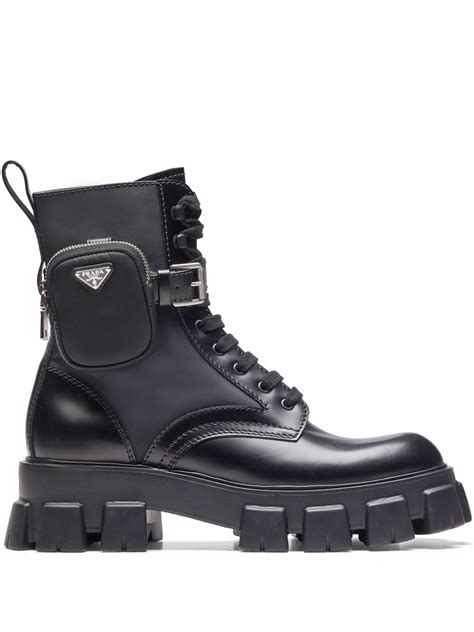 prada boot pocket|prada boots with pouch men's.